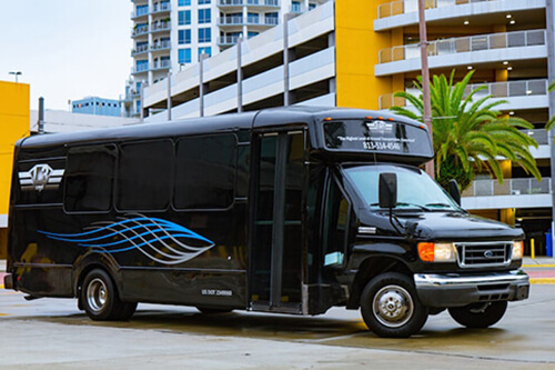Exterior Tampa party bus