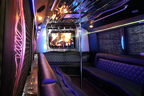 Party bus features